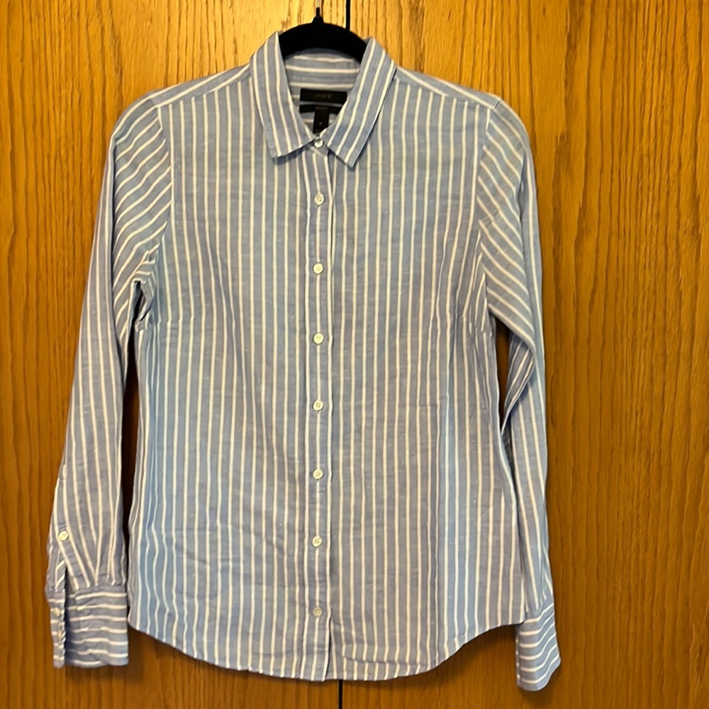 J.Crew linen button down shirt